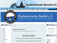 Tablet Screenshot of fischereiverein-barssel.de